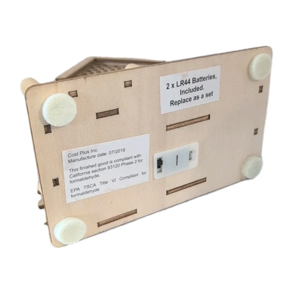World Market Laser Cut Wood Folk Tall Cottage‎ LED Light Up 2019